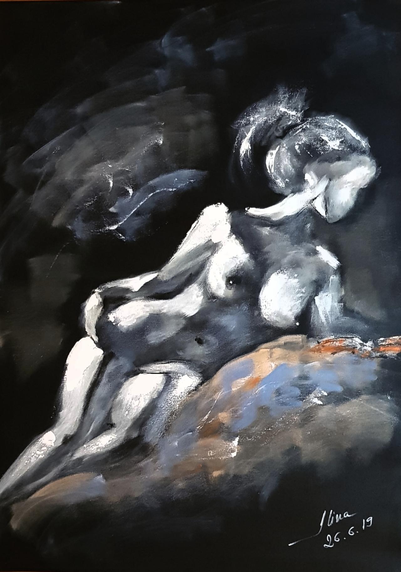 ArteDiAlina.com painting: take your time, she said